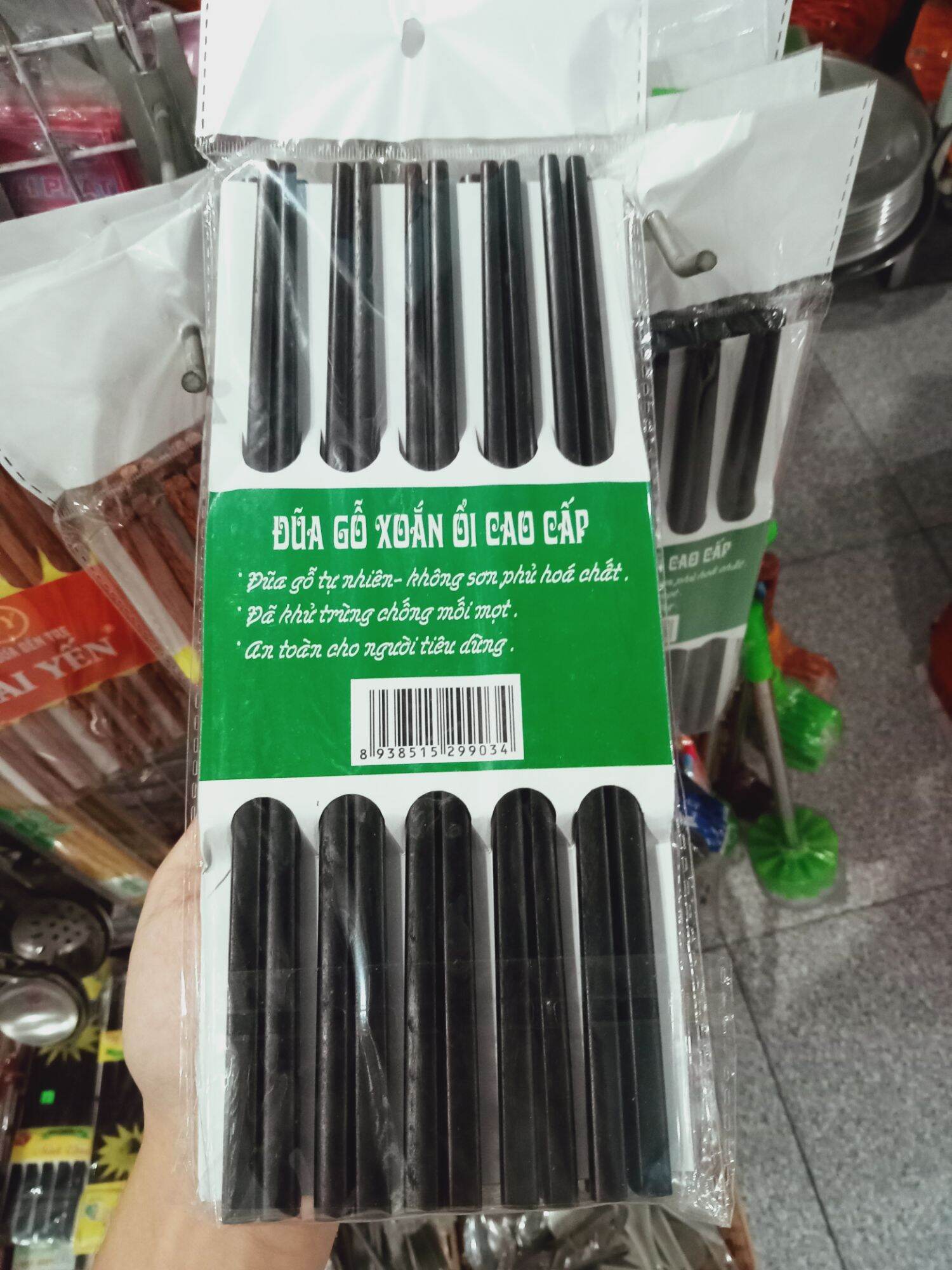 combo 20 đôi đũa gỗ xoắn ổi