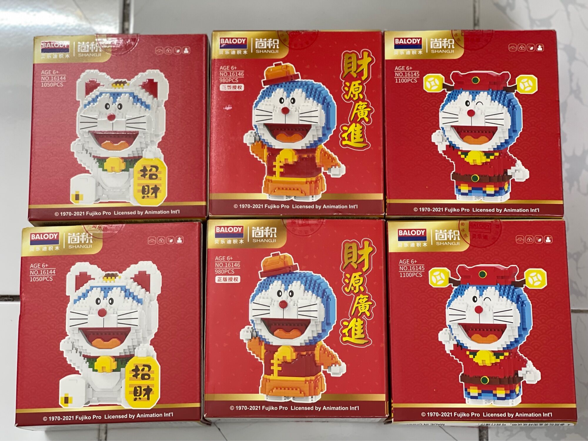 Xếp hình doremon thần tài