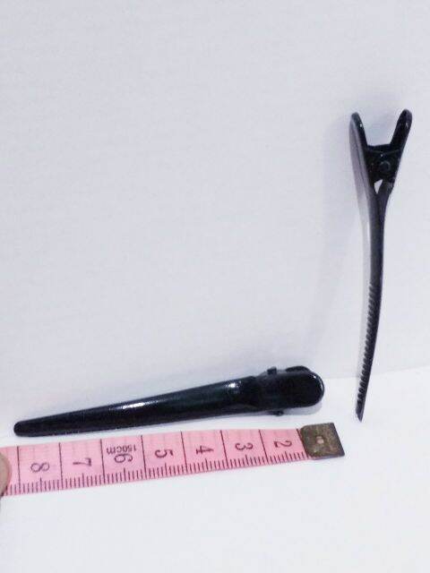 Combo 2 kẹp mỏ vịt kim loại màu đen (6cm/8cm)