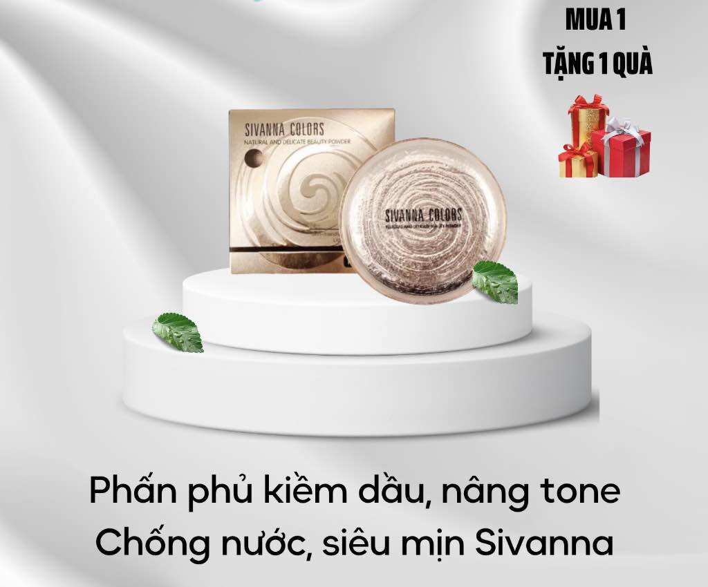 Phấn phủ dạng nén kiềm dầu siêu mịn sivanna utra foundation hf689