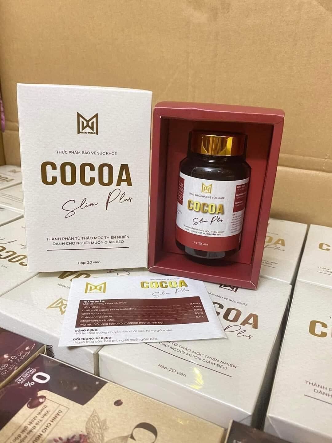 Giảm cân cocoa slim plus dành cho cơ địa khó giảm béo lâu năm