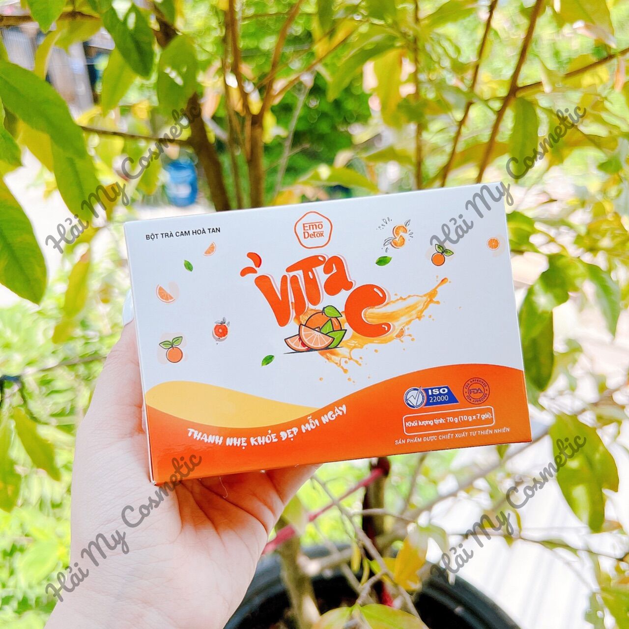 10 hộp giảm cân emoslim vị Cam