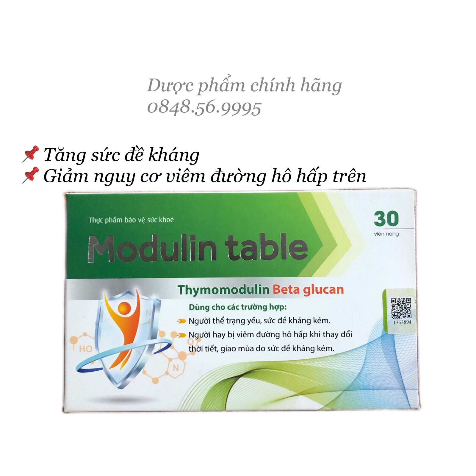 Tăng sức đề kháng Modulin table