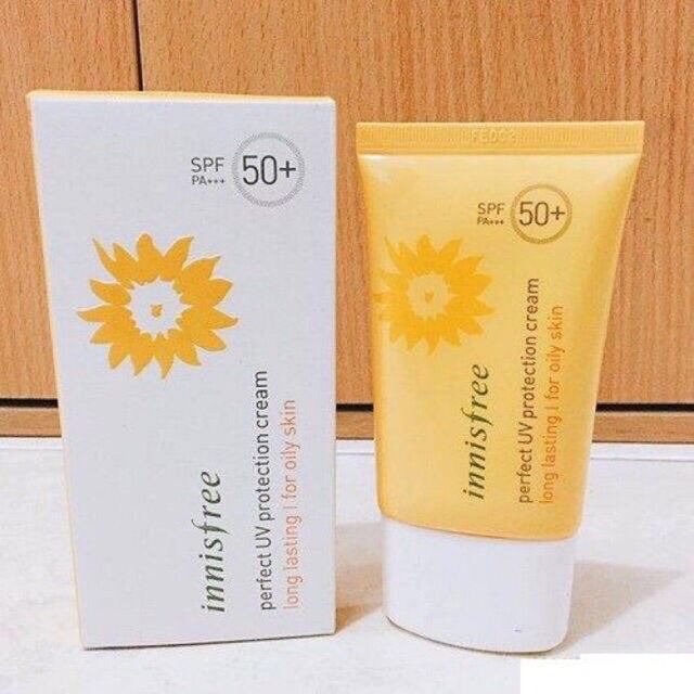 [Hcm]Kem Chống Nắng Lâu Trôi Làm Sáng Da Innisfree Intensive Triple Care Sunscreen Spf50+