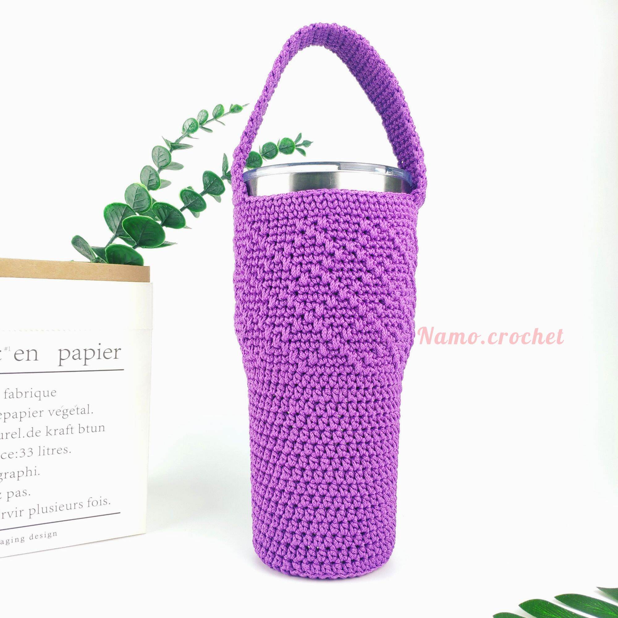 Túi đựng ly giữ nhiệt size 900ml handmade