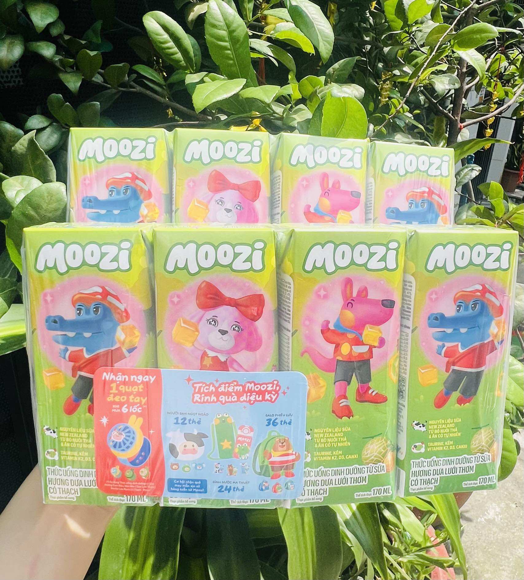 Thùng 48 hộp sữa thạch trái cây Moozi + quà có 4 vị (48 hộp x 170ml) - 3