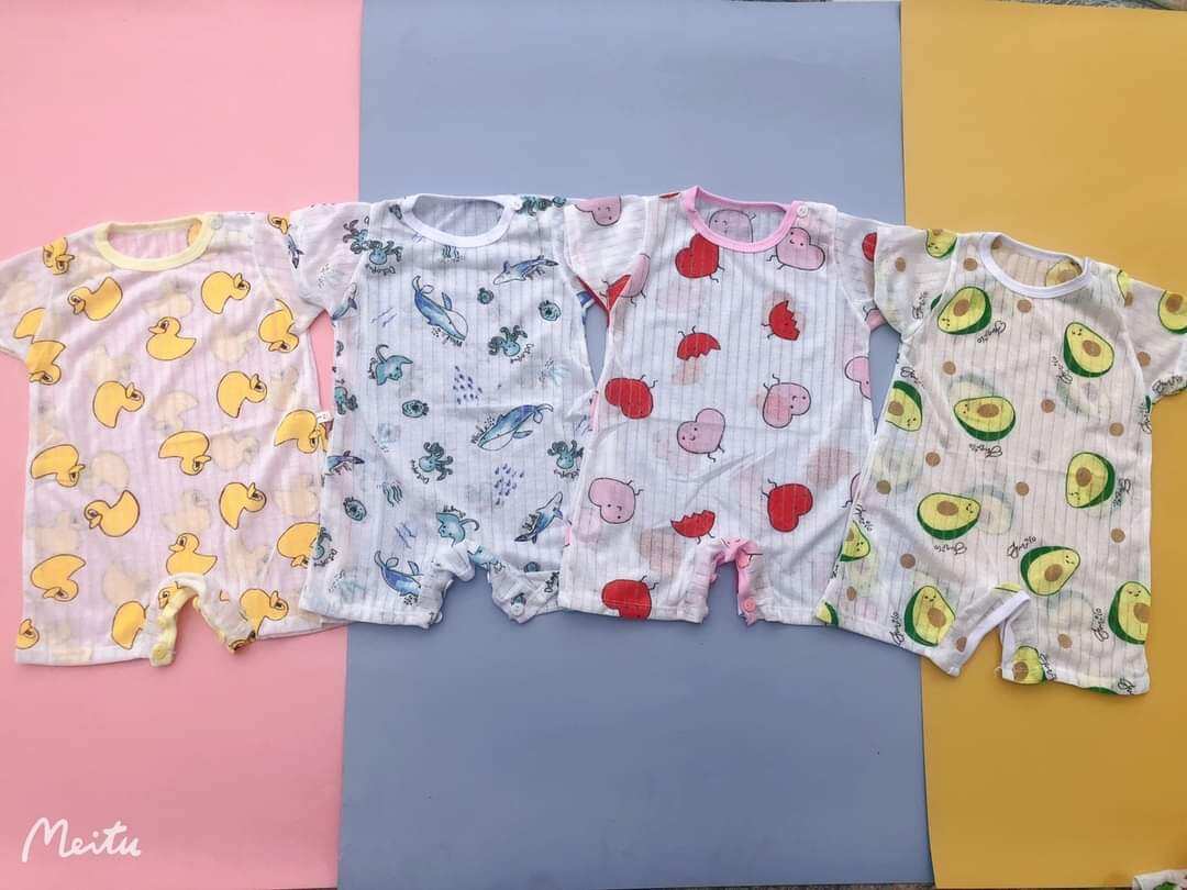 [XẢ HÀNG] BODY ĐÙI COTTON GIẤY CHO BÉ SƠ SINH