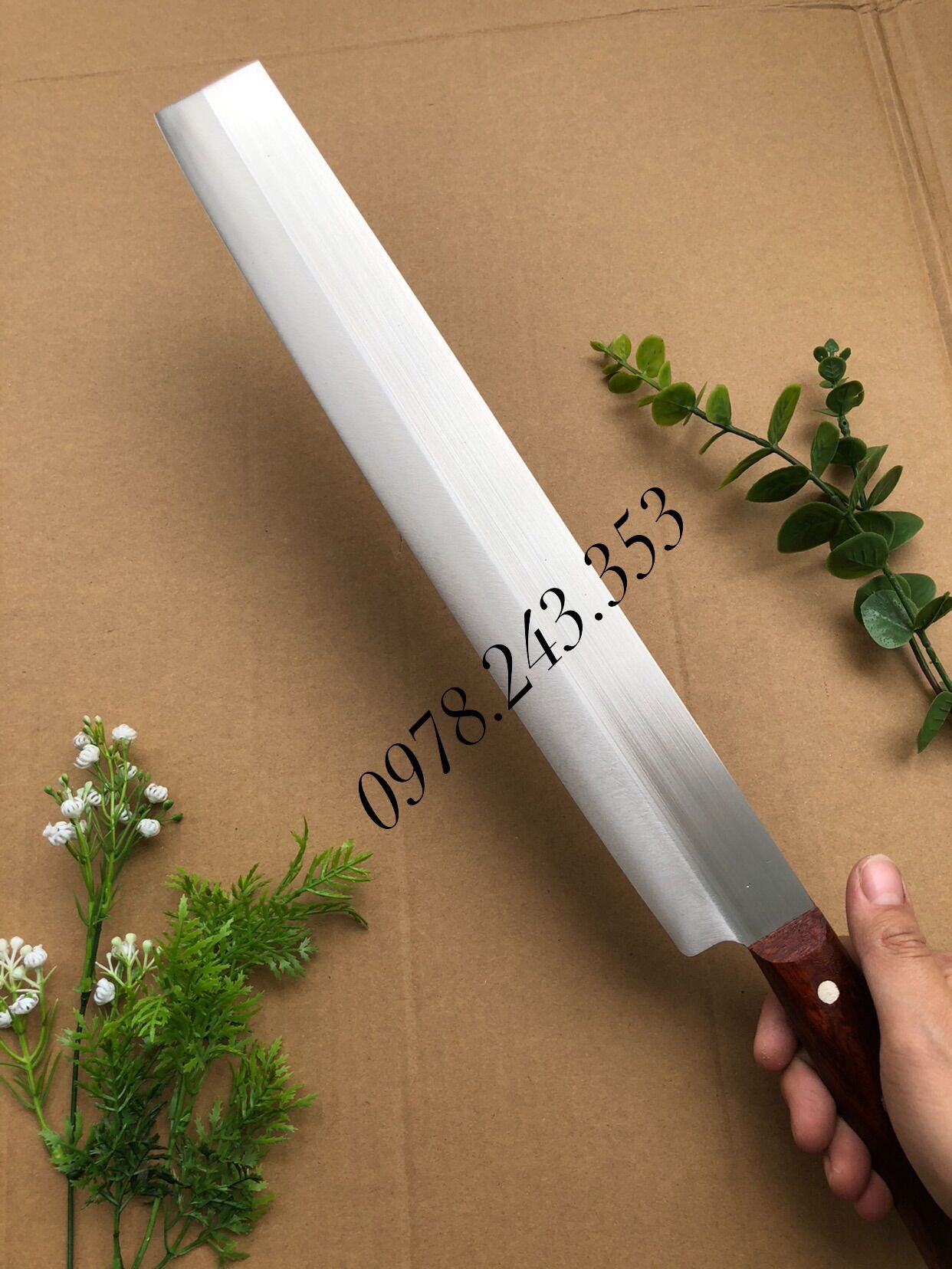 Dao thái thịt bổ dưa 35cm hoa quả