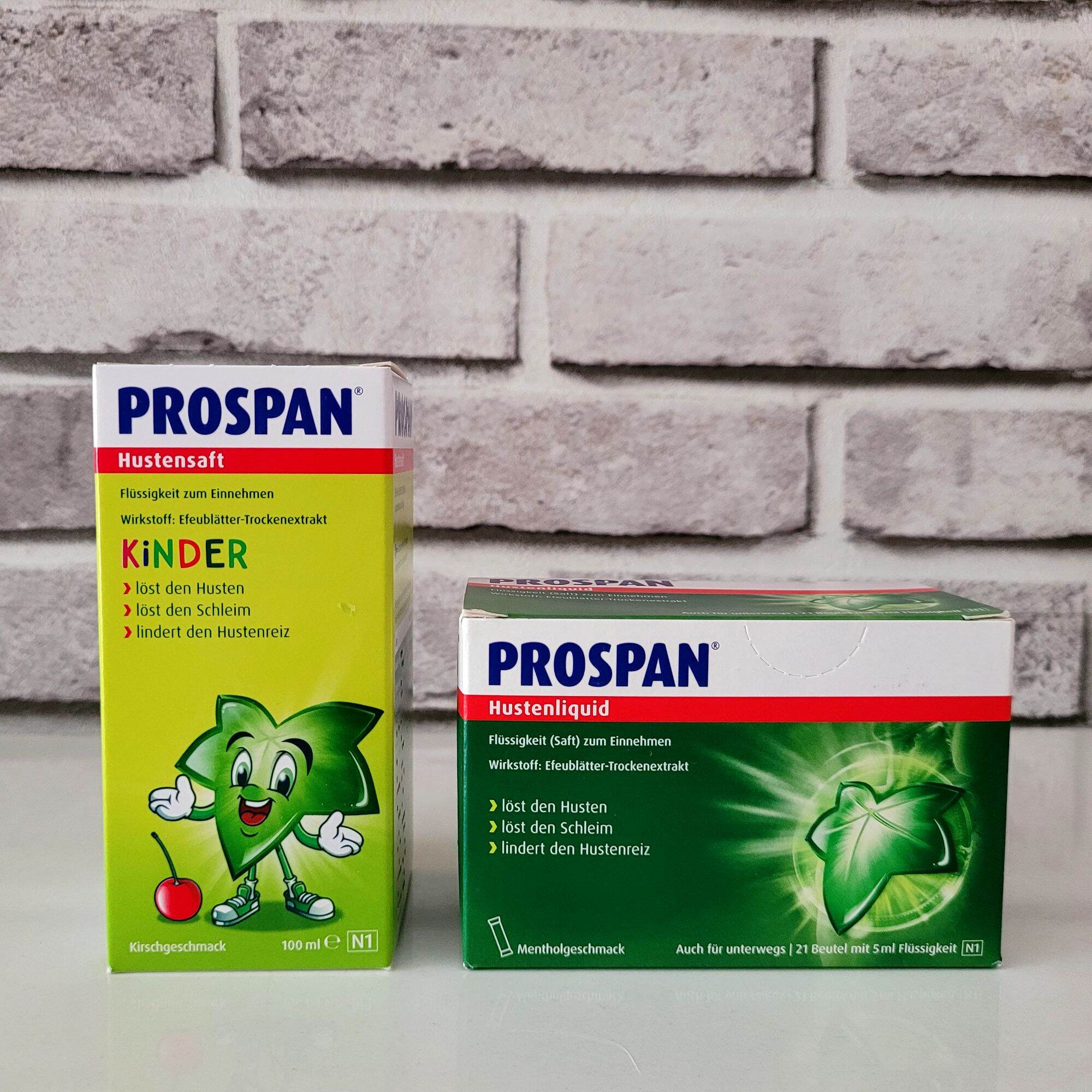 Siro ho , tinh chất ho Prospan Đức mẫu mới nhất