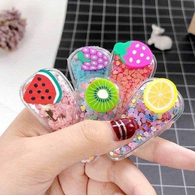 [HCM]Bộ 5 kẹp tóc mỏ vịt hình trái cây siêu xinh cho bé.