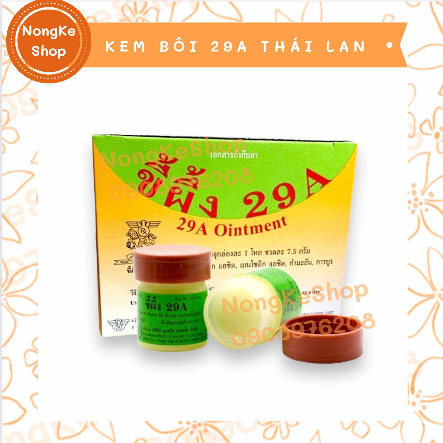 Kem 29A Thái Lan bôi ngoài da hỗ trợ giảm nấm, lang ben - Dụng cụ sơ ...