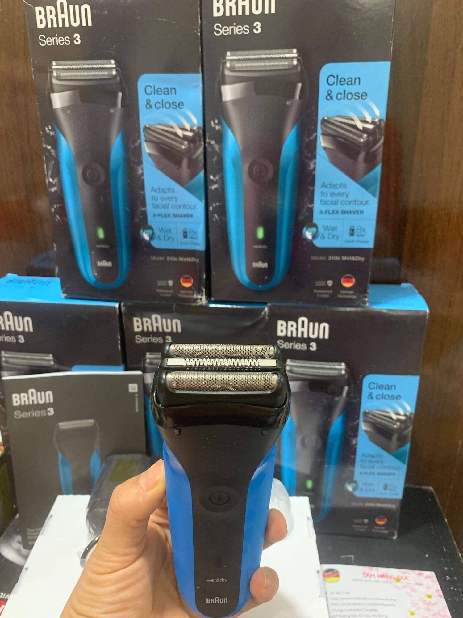 MÁY CẠO RÂU BRAUN SERIES 3 310S cạo râu khô và ướt