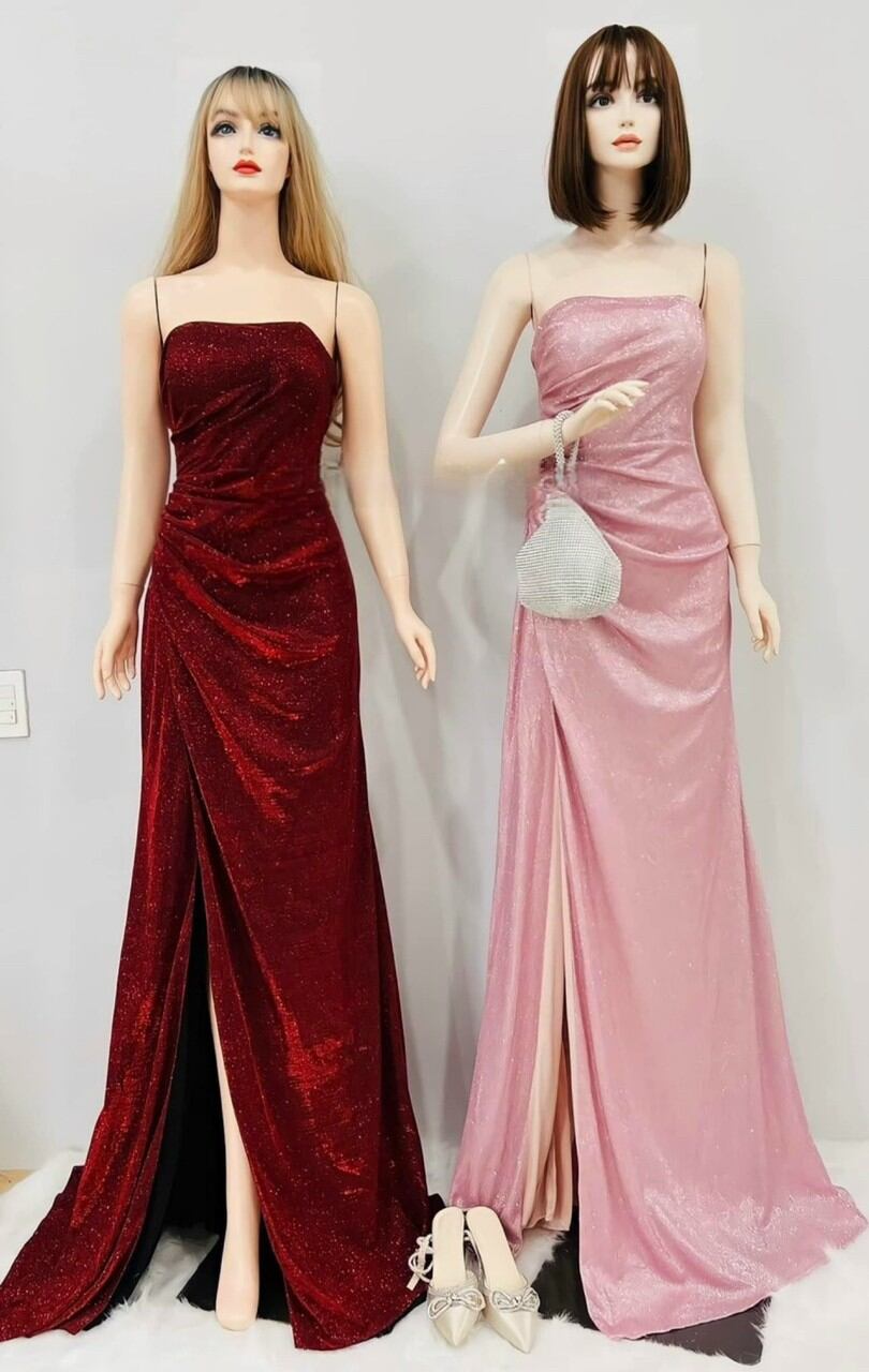 ✨ đầm maxi cup nhũ dún✨ hình thật