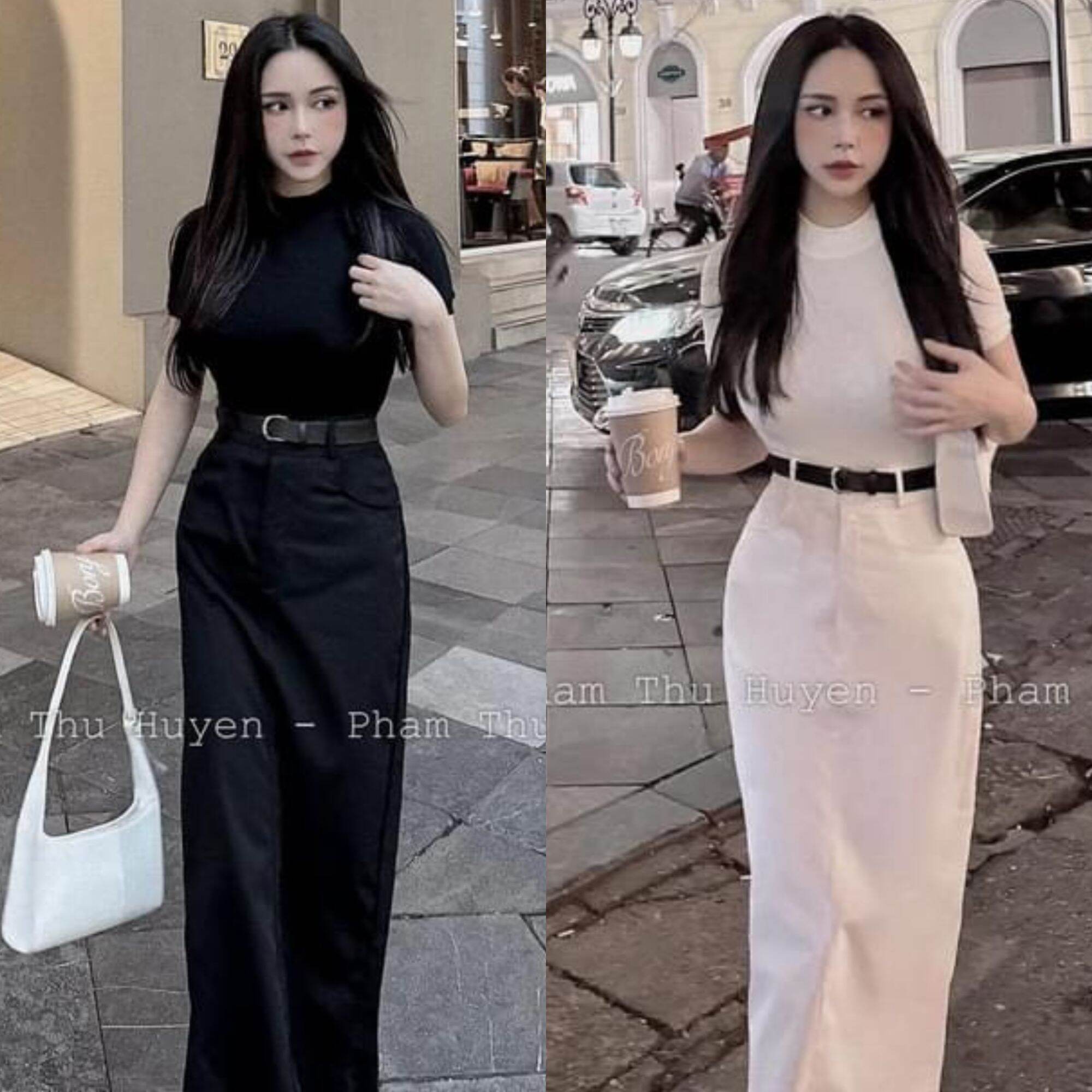 SÉT áo thun BASIC mix chân váy tuyết mưa cực xinh sang chảnh