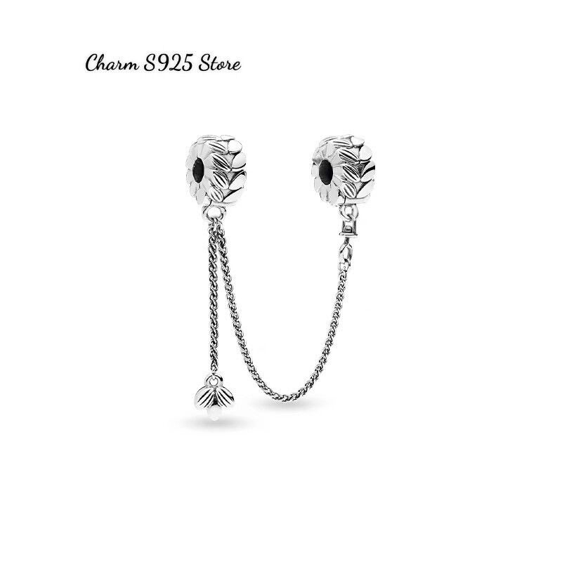 CHARM PAN ALE KHOÁ CHẶN XÍCH BẠC S925 CAO CẤP