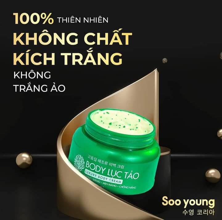 Kem Body Lục Tảo Soo Young 250Gr