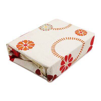 Bộ Drap gối cotton hoa Hometex 1.6x2, 1.8x2m