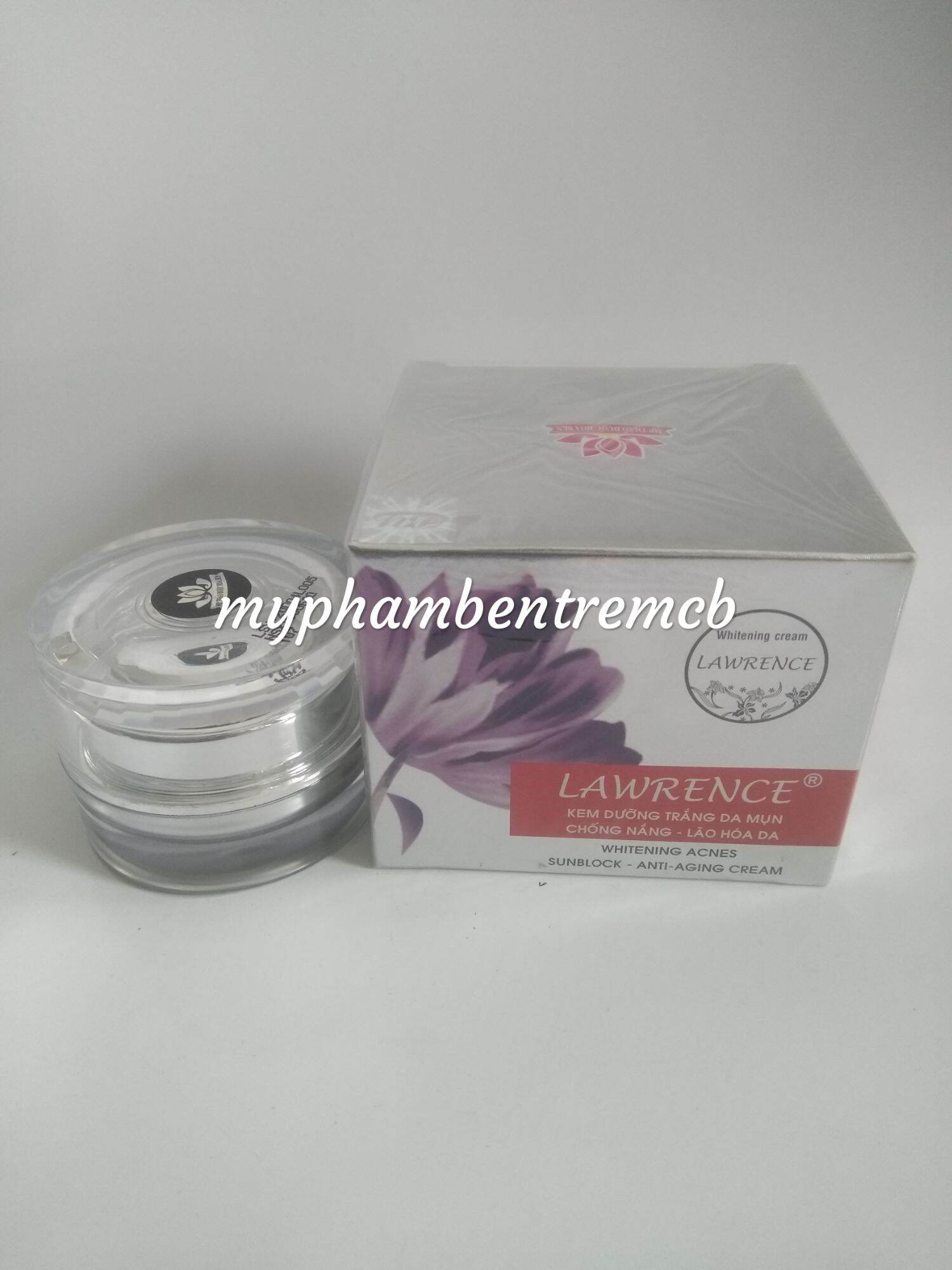 Kem Lawrence dưỡng trắng da mụn lão hóa15g