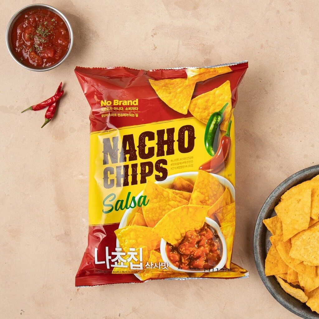 Snack Giòn Nacho Chips No Brand Gói 155G
