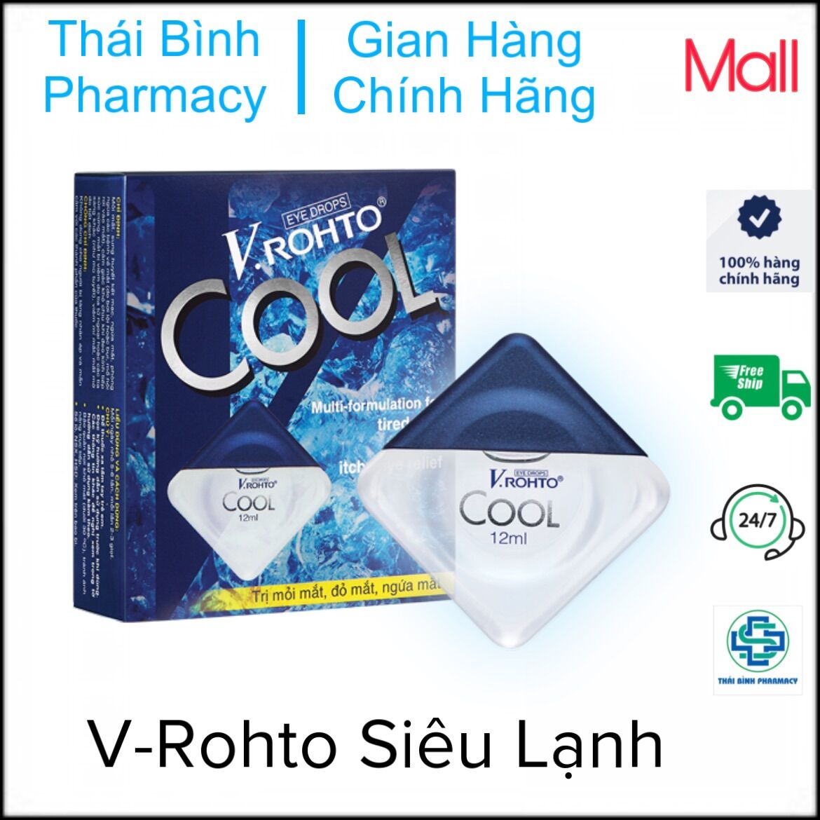 Nhỏ Mắt V ROHTO Đủ Loại chai 15ml
