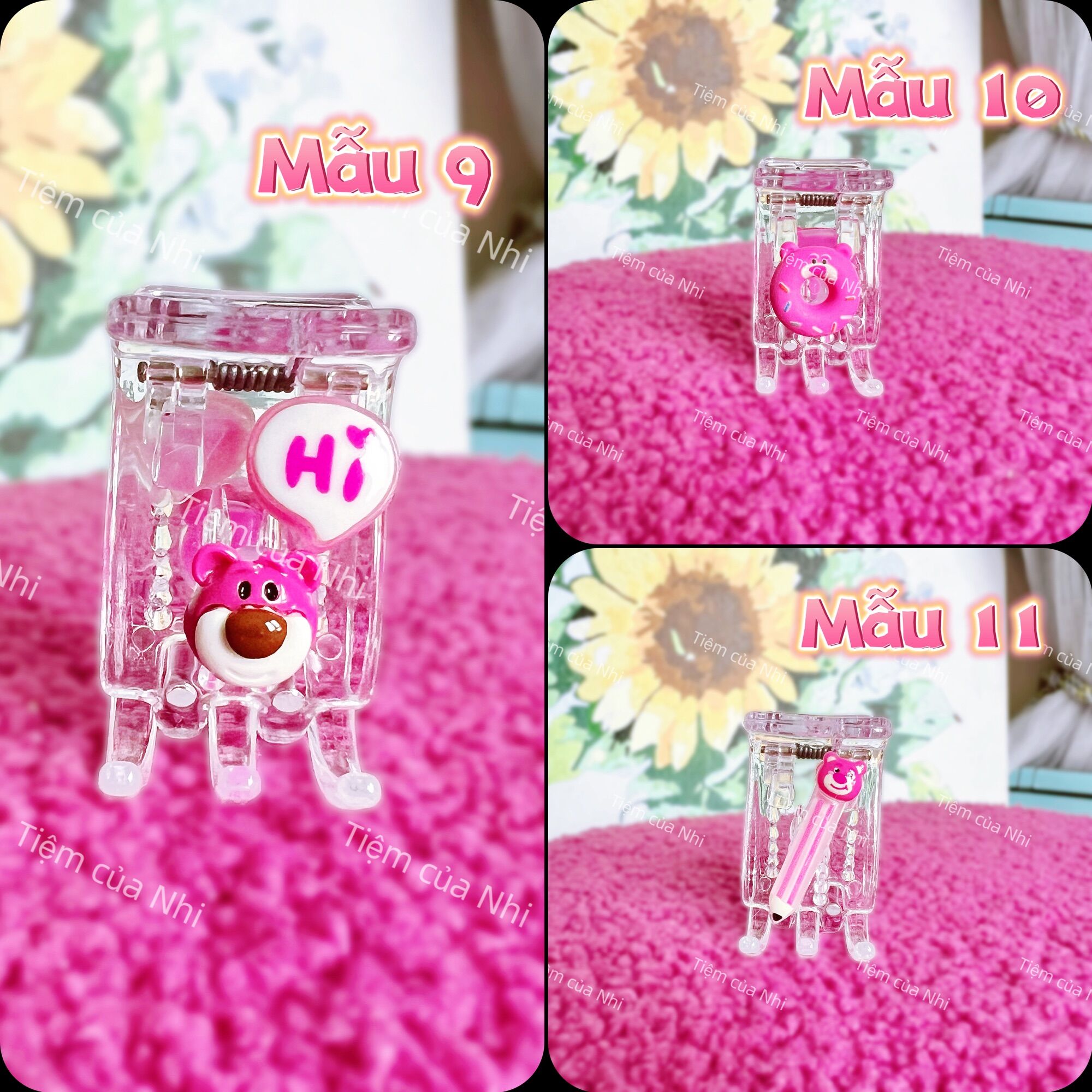 KẸP CÀNG CUA 5 RĂNG GẤU DÂU LOTSO