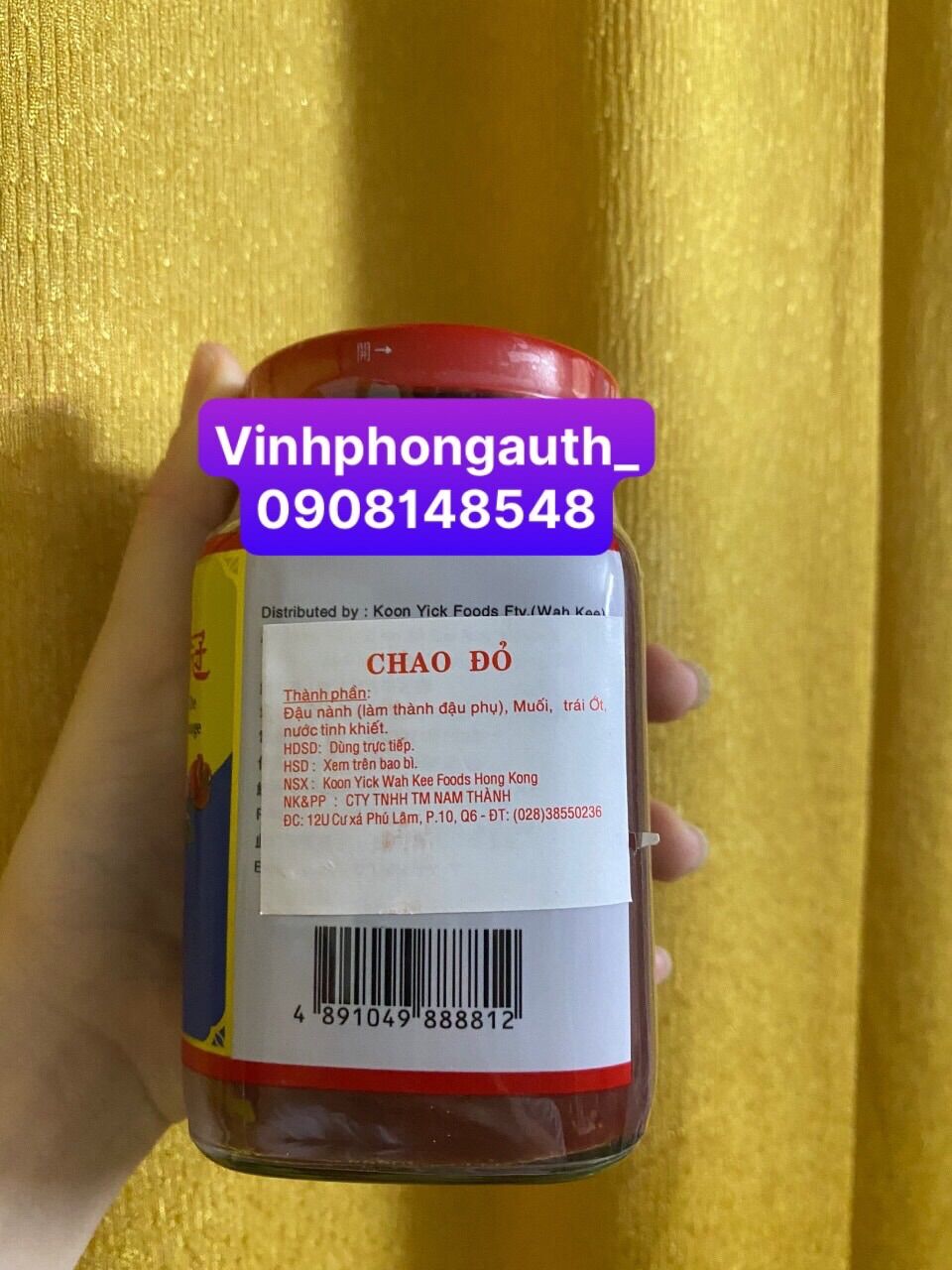 Chao Đỏ Hong Kong 300gr