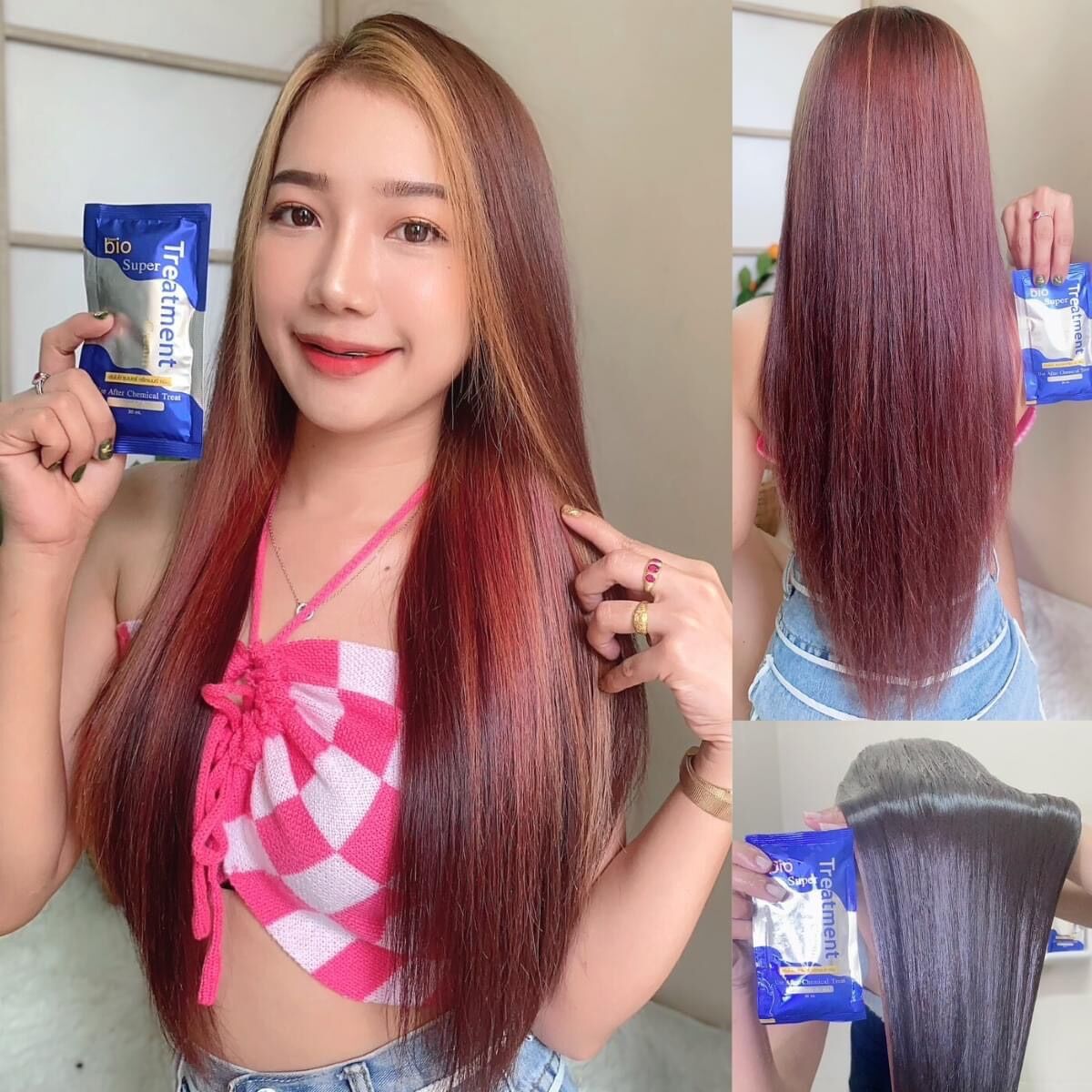 [ JunHee AUTH ] Combo 2 gói ủ tóc Bio Super Treatment ThaiLand