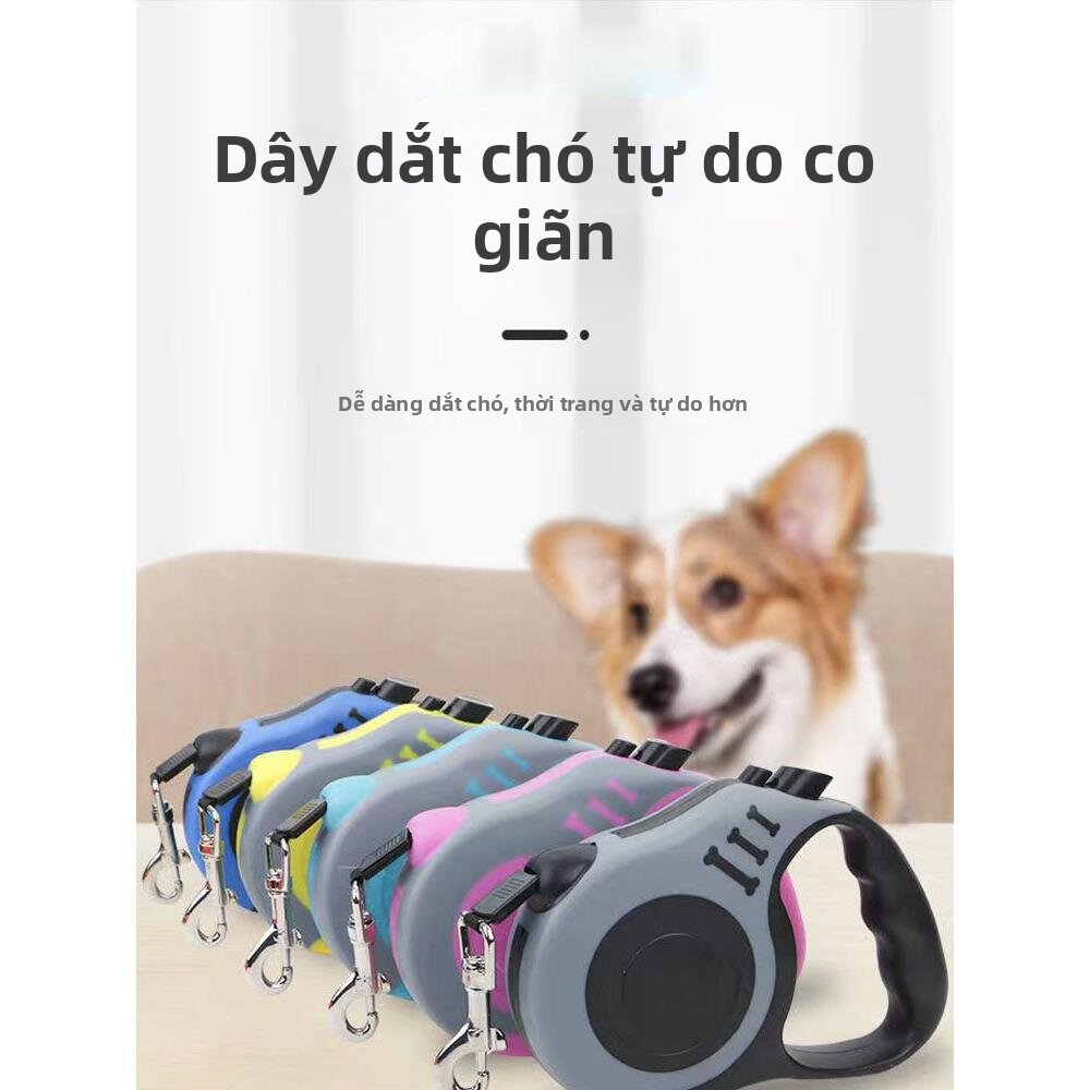 MOMIAN | Retractable Adjustable Dog Leash For Small to Medium Dogs - Thương hiệu MOMIAN Giá 202,000 Đồng*Miễn phí vận chuyển