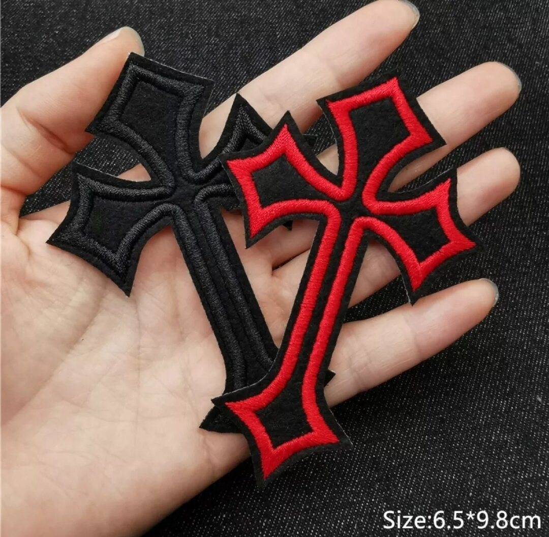 Sticker Thêu Ủi Hình Thánh Giá MS7256