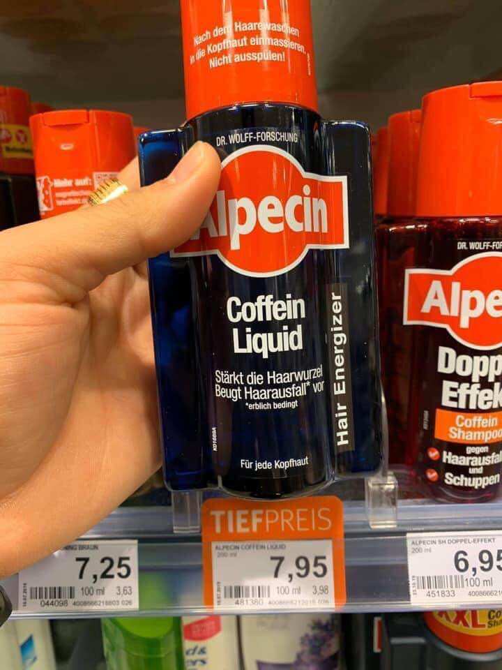 tinh dầu mọc tóc alpecin Đức