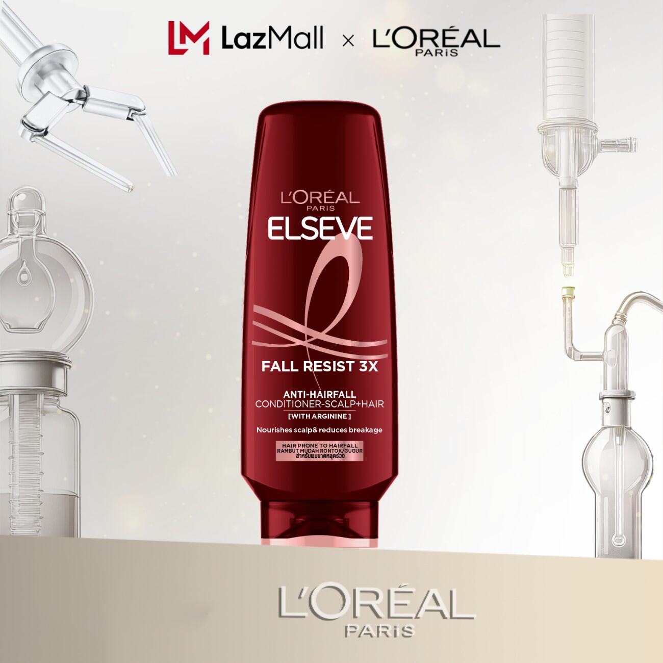 Dầu Xả Dưỡng Tóc Giảm Gãy Rụng; Giúp Tóc Chắc Khỏe Hơn Elseve Fall Resist 3X Anti-Hairfall Conditioner-Scalp + Hair 280ML