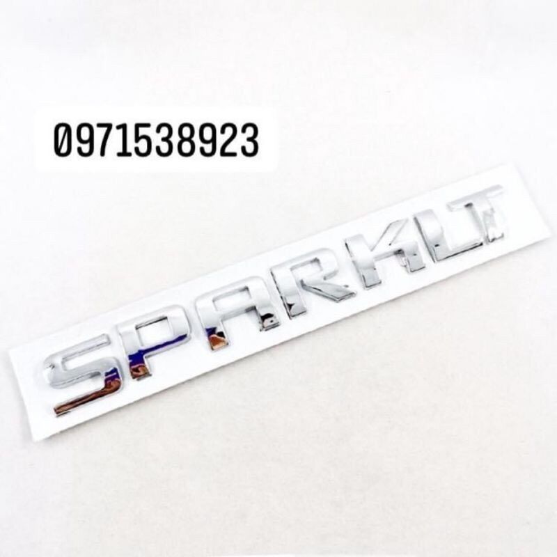 logo chữ nổi CHEVROLET SPARK LT