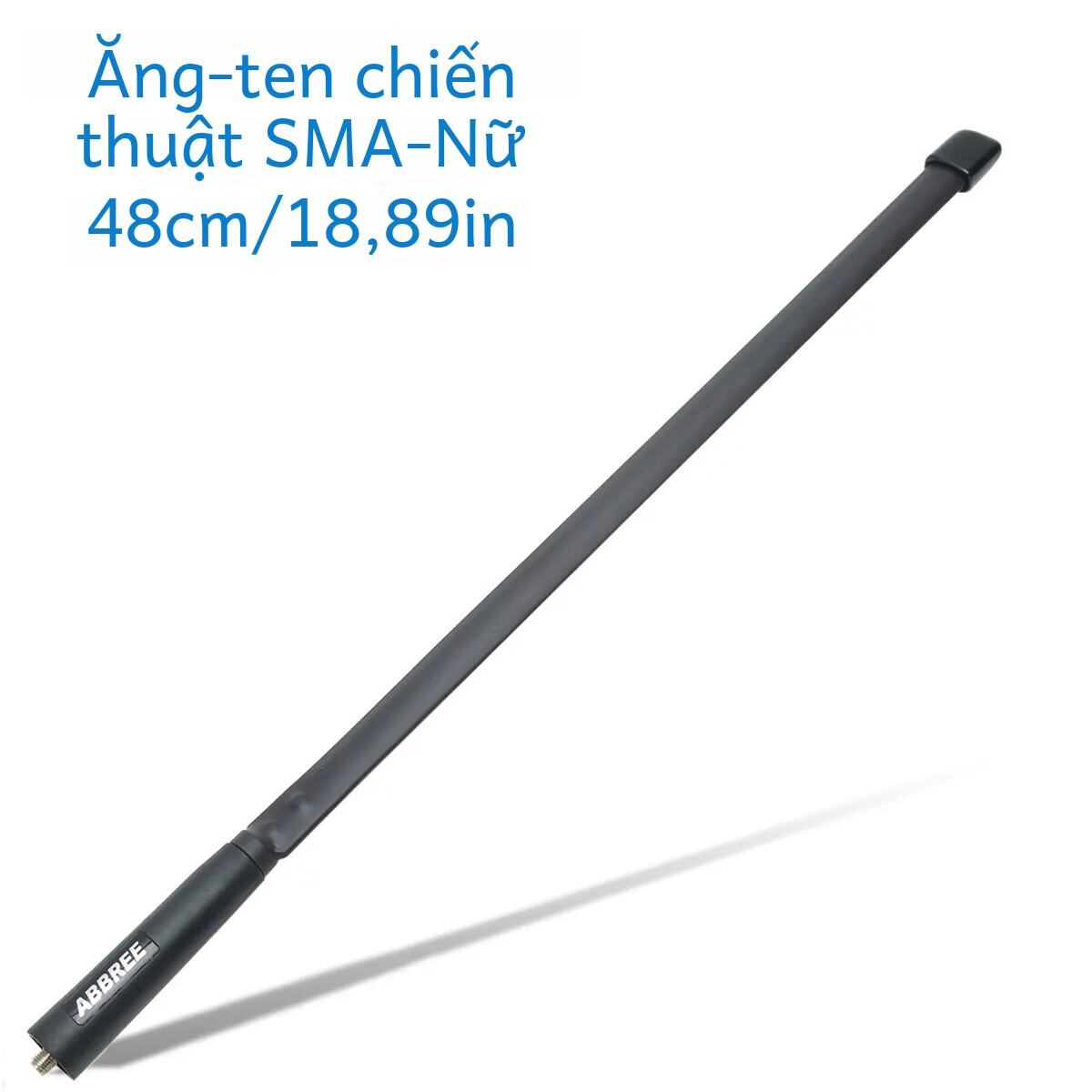 Abbree Cs Chiến Thuật Ăng Ten 2 Băng Tần 144/430 MHz Có Thể Gập Lại Sma Nữ Cho Bộ Đàm Baofeng Uv 5r 13 Pro 888 Quansheng Uv K5 Bộ Đàm