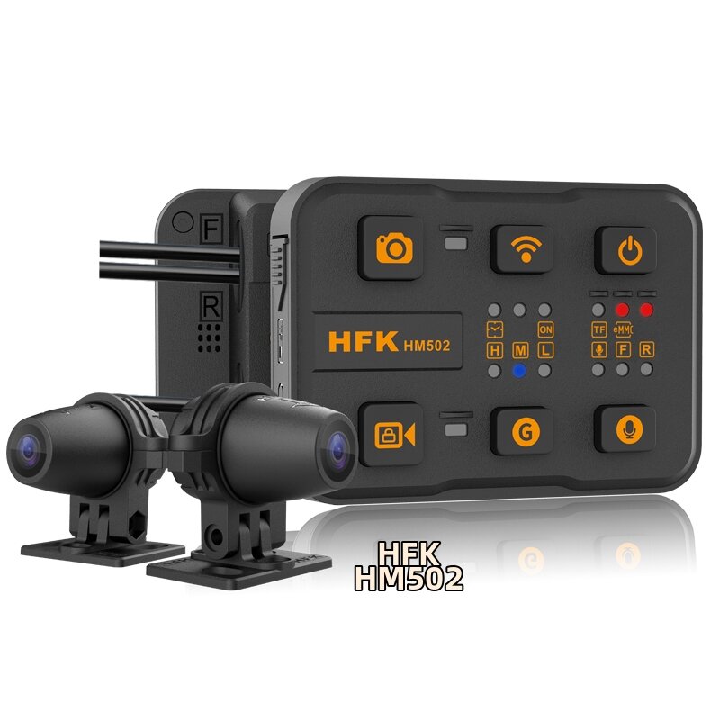 HFK | Waterproof Motorcycle Dash Cam with Dual Lenses TPMS Giá 6,378,000 Đồng*Miễn phí vận chuyển
