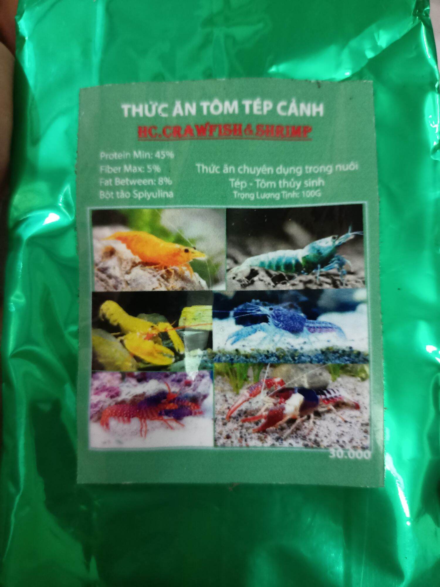 Thức ăn cho tôm , tép cảnh