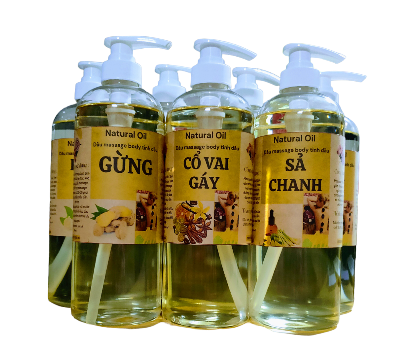 Dầu SẢ GỪNG massage body 1 Lít