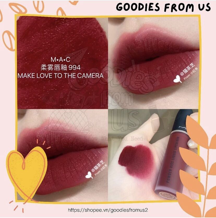 Son kem Mac Power Kiss Liquid màu Make Love To The Camera
