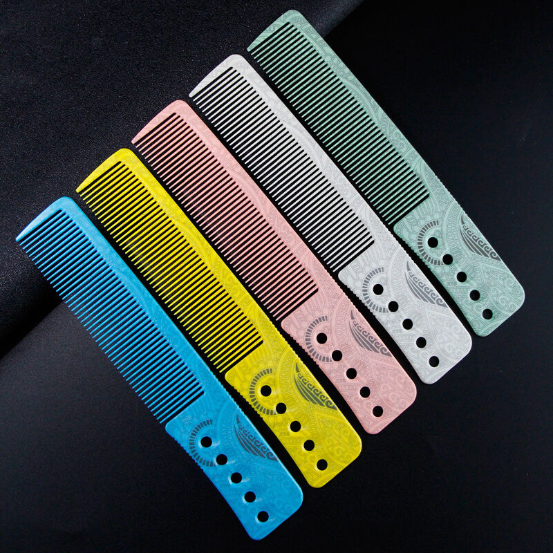 Lược đầu phẳng chuyên dùng cho nam lược cắt tóc siêu mỏng hoa văn khắc đường thảo lược cắt tóc lược làm đẹp tóc viền chuyên nghiệp nhà tạo mẫu tóc tiệm cắt tóc