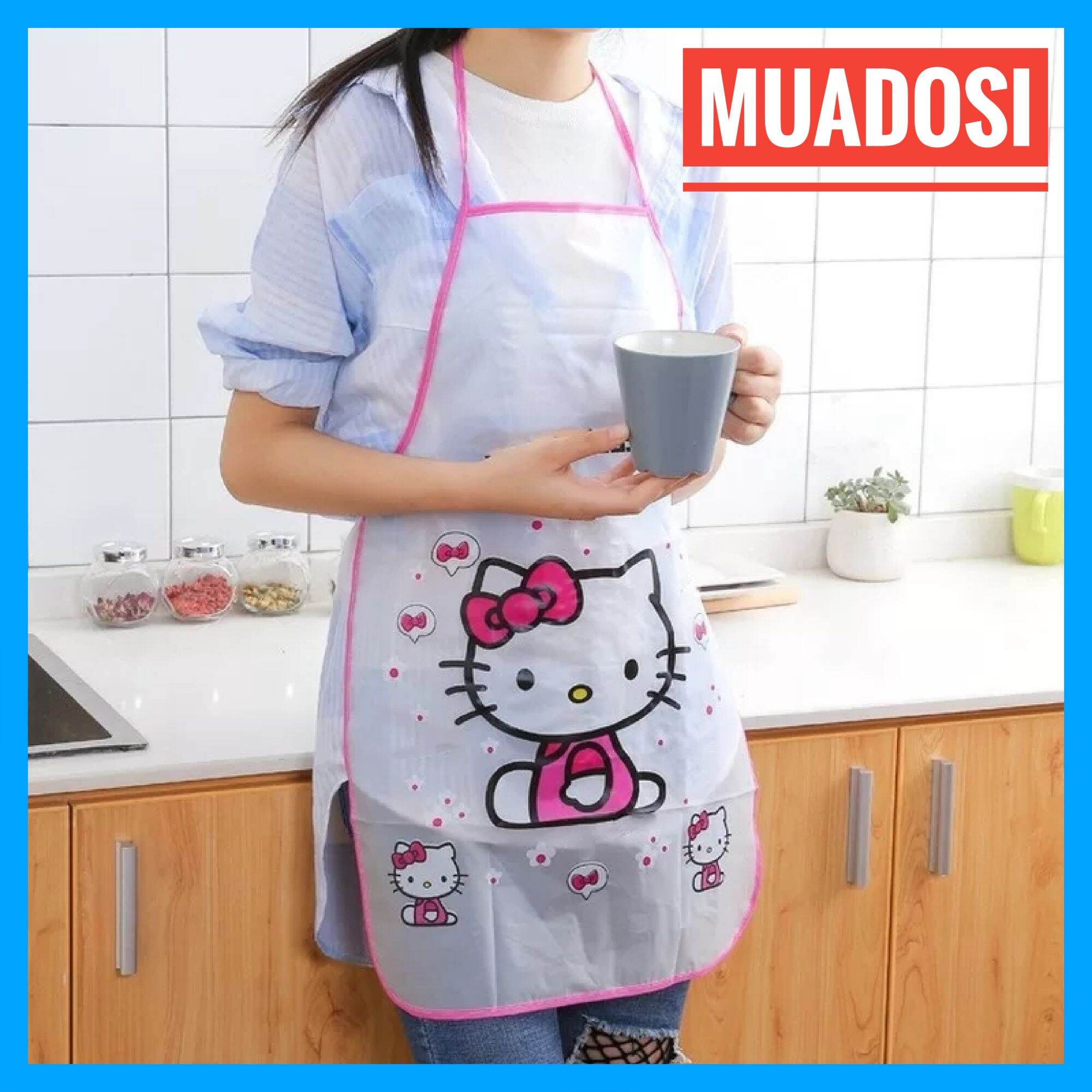 Tạp dề chống thấm siêu dễ thương