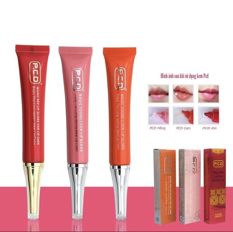Dưỡng kích màu môi Pcd chuyên dùng sau phun xăm Chính hãng