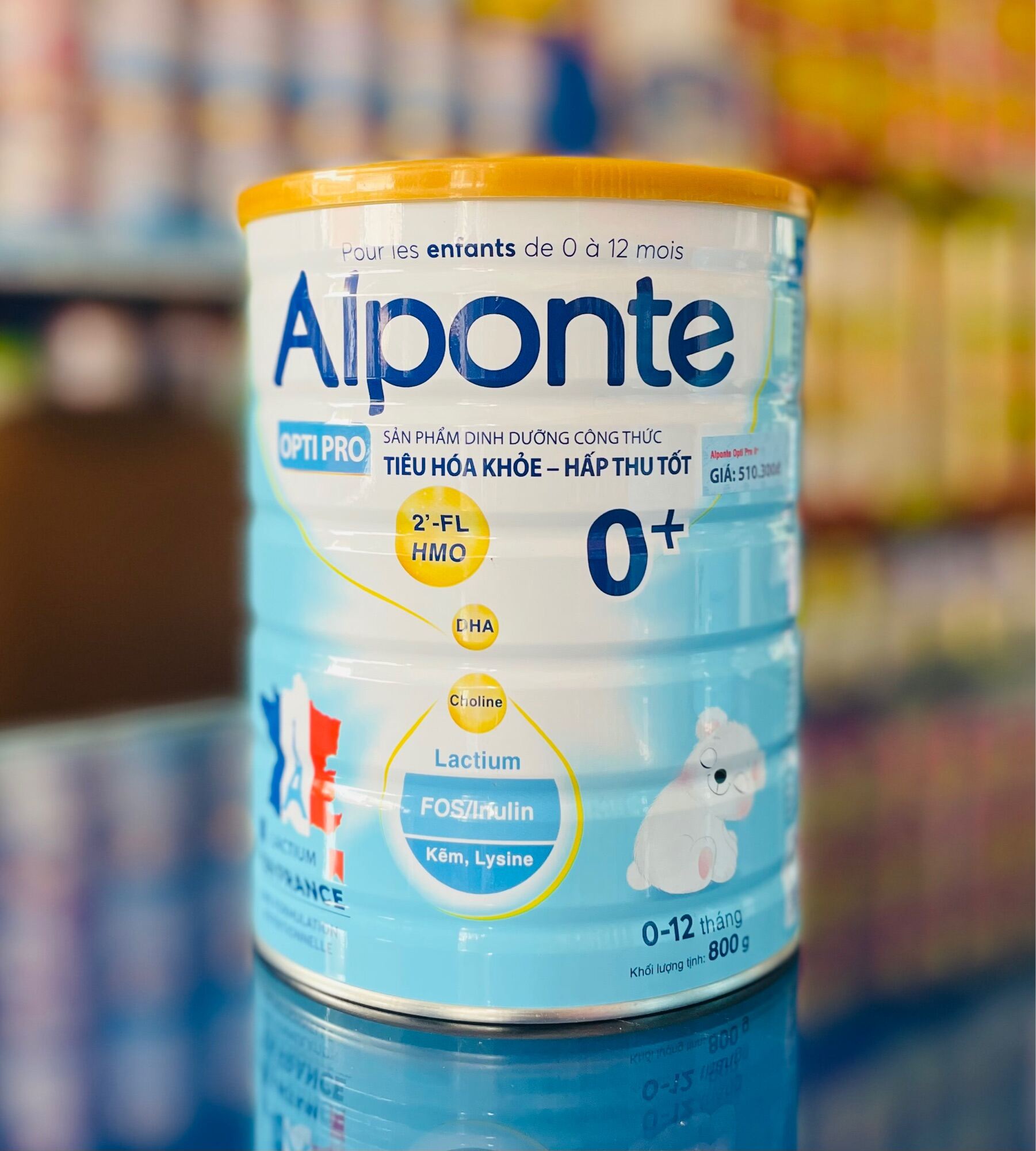 Sữa bột Alponte Gain 0+ 800g