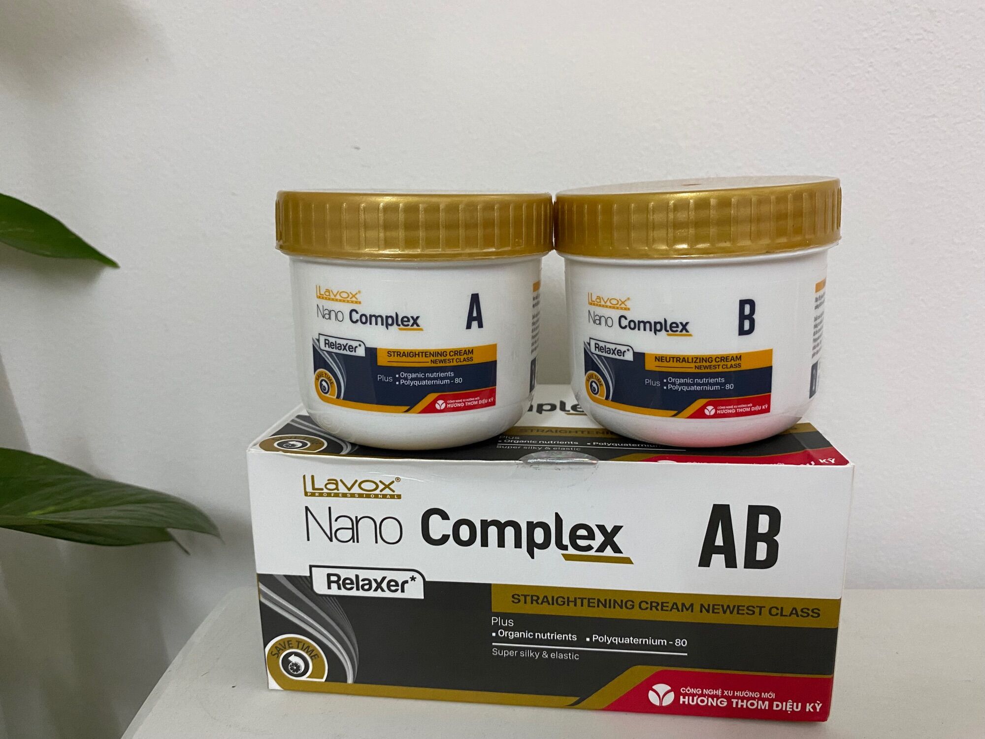 Duỗi lavox ab nano complex 150ml - duỗi thơm - suôn mượt - bóng sáng - mềm mại