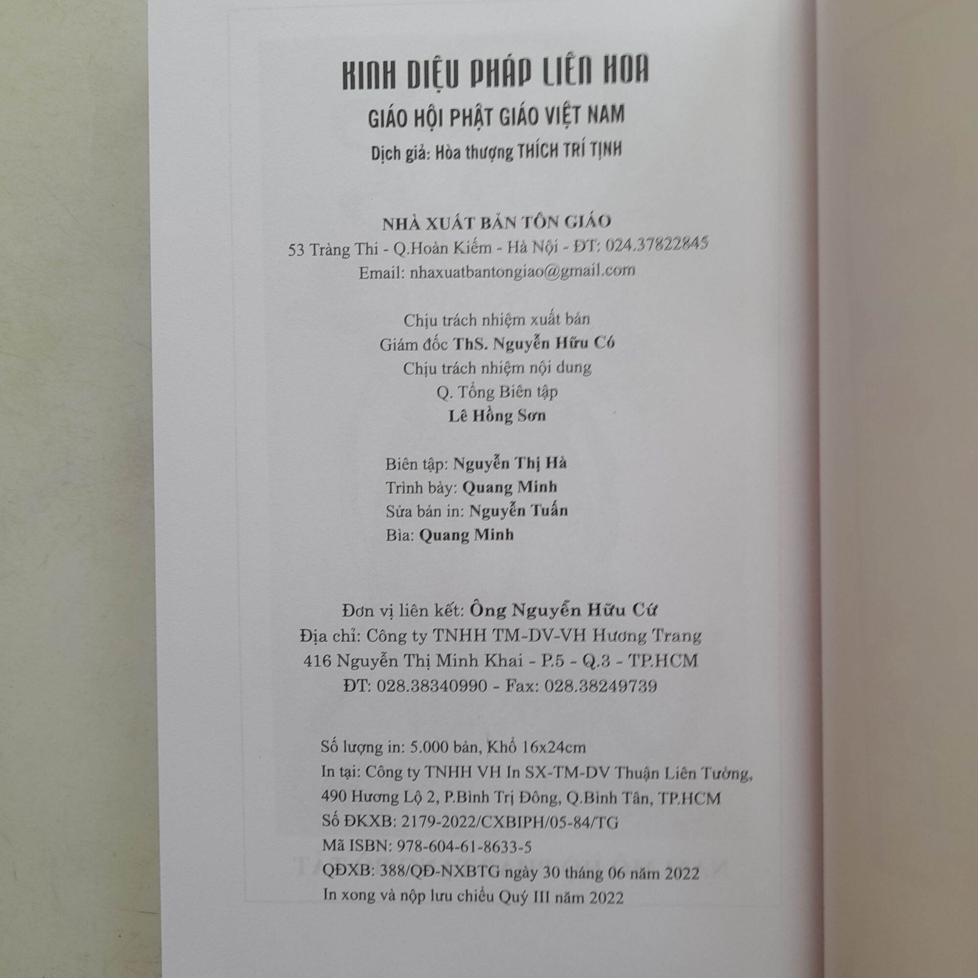 Sách - Kinh Pháp Hoa (Diệu Pháp Liên Hoa Kinh)