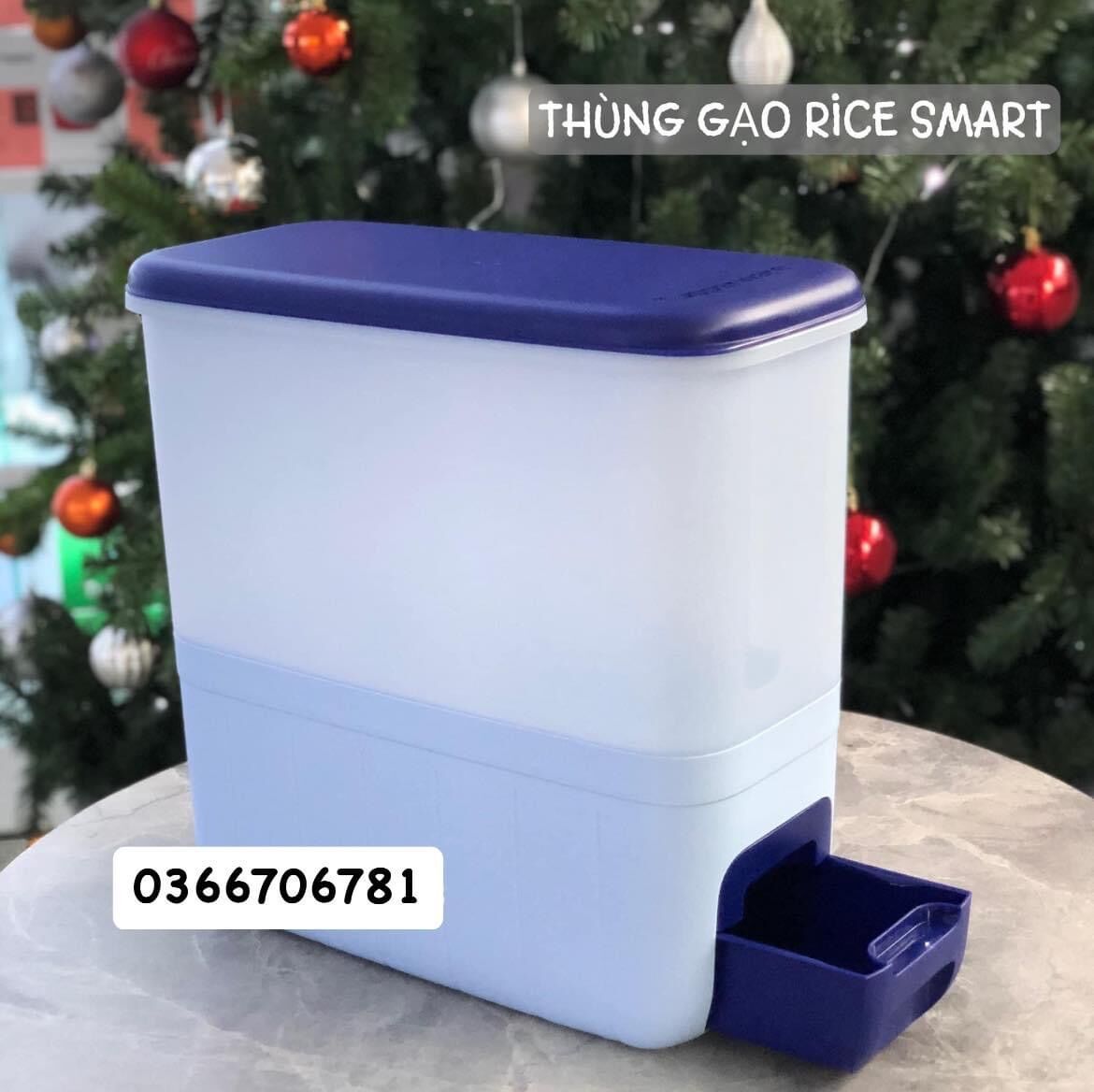 [HCM]Thùng gạo Tupperware ( đựng được 10kg gạo )