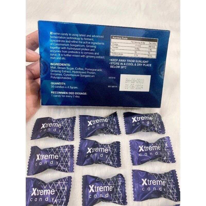 Hộp 30 viên kẹo hồng sâm XTREME _cực mạnh