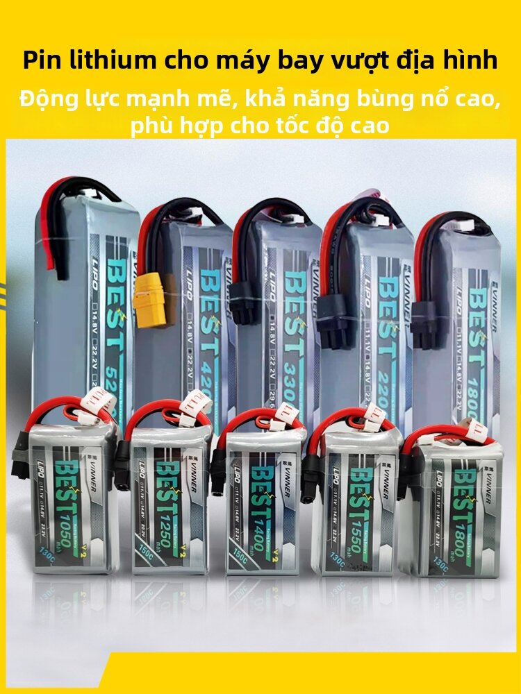 VINNER | Pin Lipo FPV Dòng Đua 150C – Sức Mạnh Bùng Nổ Cho Racing & Freestyle