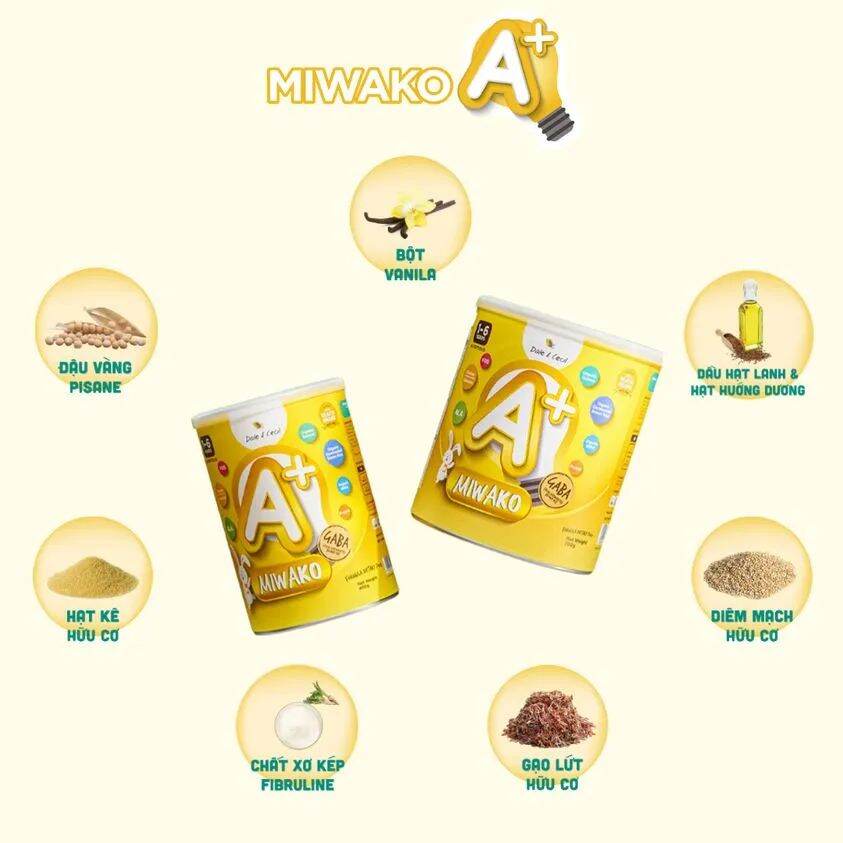 Sữa Miwako A+ vani 400g