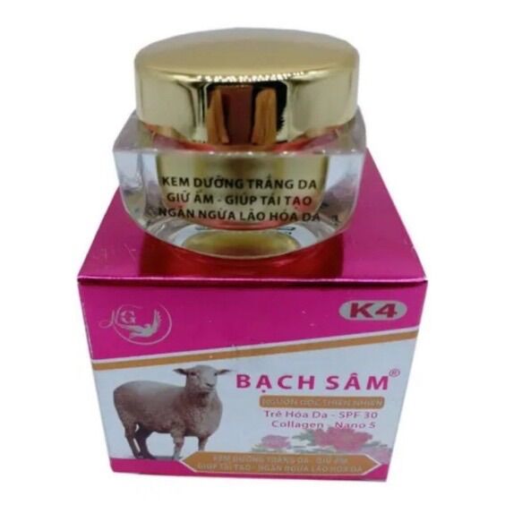 kem Bạch Sâm trắng da giữ ẩm k4