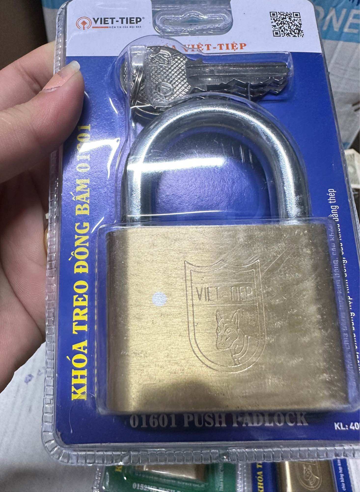 Khoá Việt Tiệp bấm 4p,5p,6p ( Hàng Công Ty )