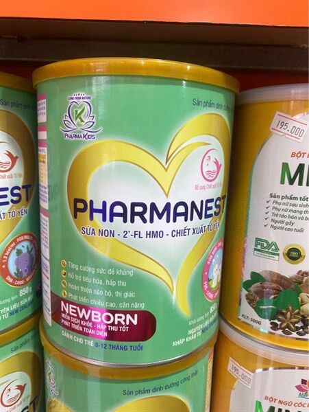 Pharmanest New Born 850gr - Tăng sức đề kháng, phát triển xương cho bé sơ sinh